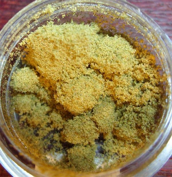 Kief - a collection of trichomes